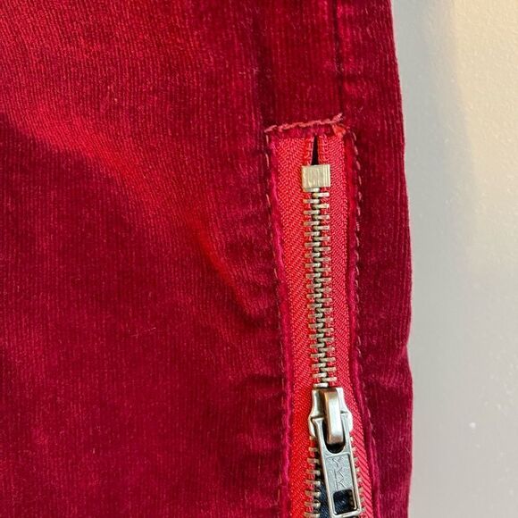 Anthropologie Pilcro and the Letterpress Fine Waled Cranberry Corduroy Pant | 25 - Picture 11 of 16